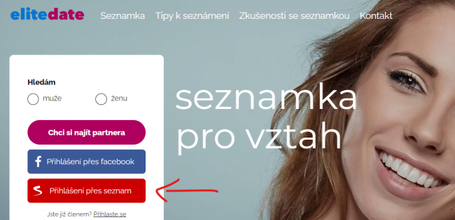 Prihlaseni přes Seznam OAuth