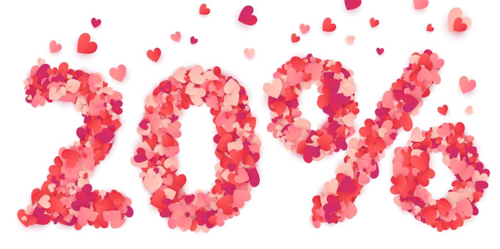 👩‍❤️‍👨 Valentýnská sleva už jen dnes a zítra