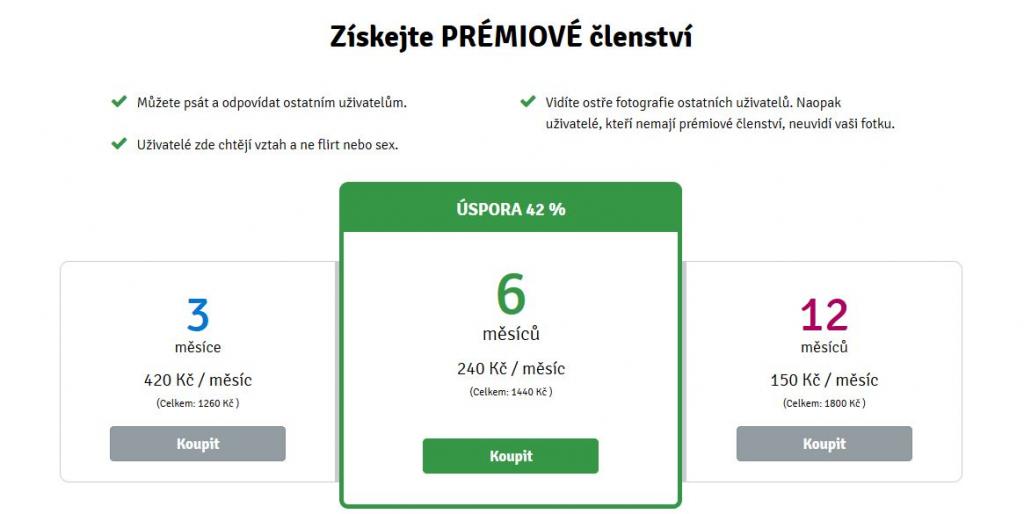 Proč je seznamka ELITEDATE.cz placená?